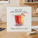 Never LEGO Valentine's Day Card