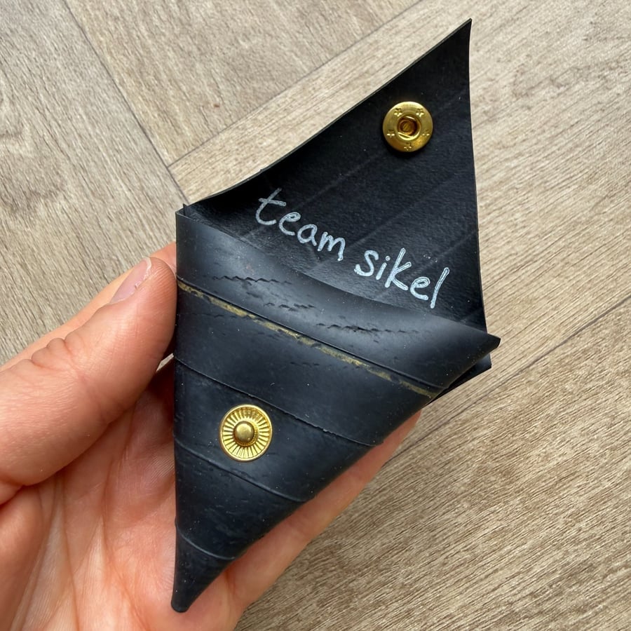 Inner Tube Coin Samosa - XS - Storage for Change and Other Small Items
