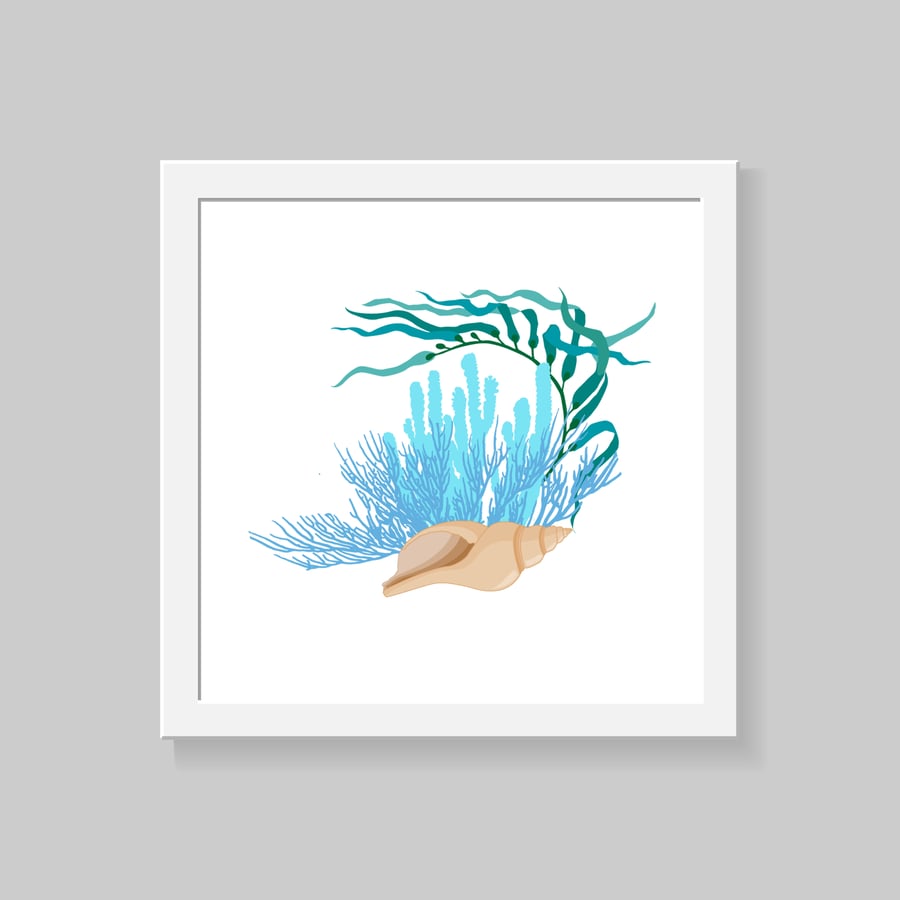 Sea themed  Wall Art Print, Sea themed wall print, Ocean themed wall print