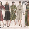 Vintage VOGUE Sewing Pattern 2965: Vogue’s Basic Design, Dress size 6, 8, 10