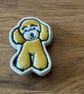 Handmade Ceramic Poodle Fridge Magnet - Image 2