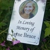 Photo Memorial Grave Tree Marker Grave Plaque Memorial Remembrance Garden Plaque