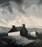 Crofters Cottage 2 - Original acrylic painting 