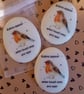 Robin Pebble Memorial Keepsake Pocket Hug - Image 1