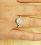 Rainbow moonstone Ring. sterling silver. Reiki jewelry uk. June Birthstone ring. - Image 2