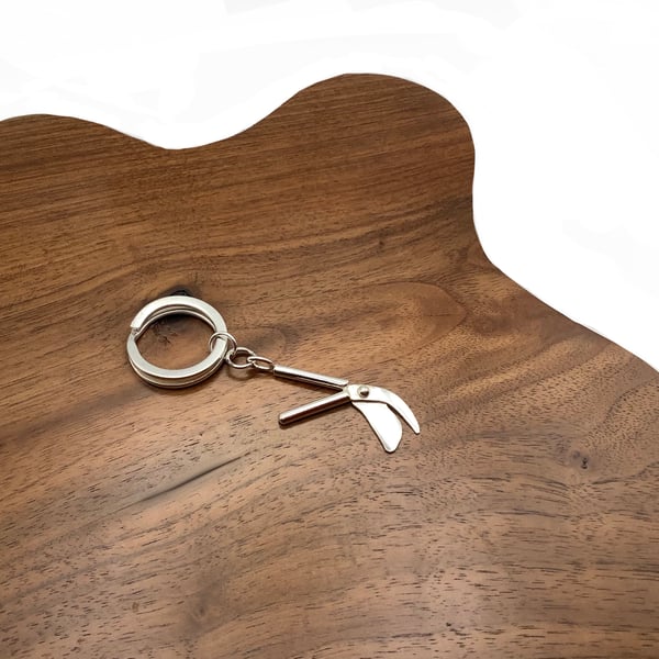 Sterling silver sales keyring findings