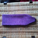 Cosy Earwarmers - Speckled Purple Harris Tweed 