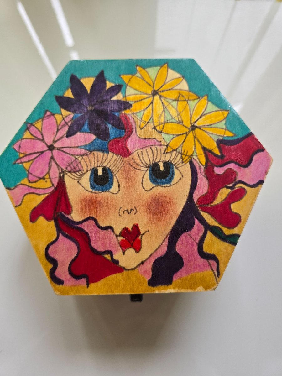 Fairy Wooden Jewellery Box