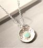 Silver rock pool necklace.  - Image 1