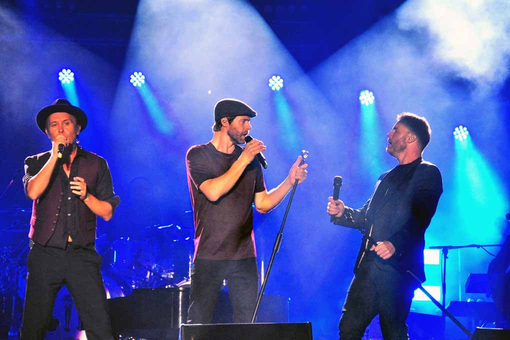 Take That Performing Live In Concert Photograph Print