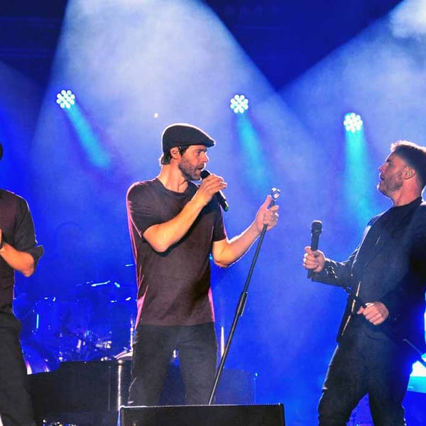 Take That Performing Live In Concert Photograph Print
