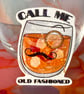 Call Me Old Fashioned - Waterproof Vinyl holographic Sticker - Image 1