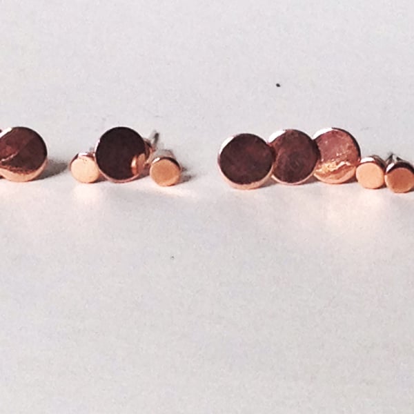 8mm copper studs