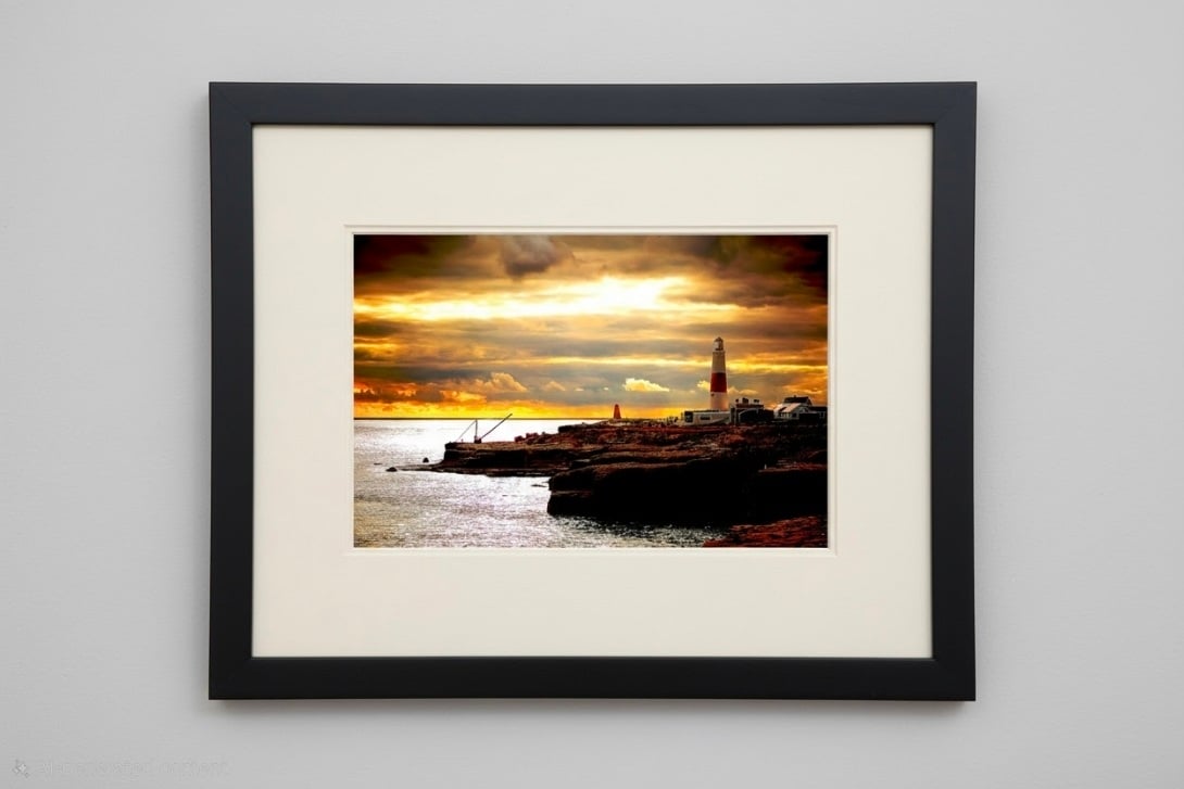 Dramatic Skies Over Portland Bill Photo Print Dorset Coastal Wall Art