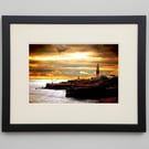 Dramatic Skies Over Portland Bill Photo Print Dorset Coastal Wall Art