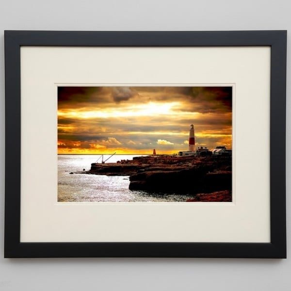 Dramatic Skies Over Portland Bill Photo Print Dorset Coastal Wall Art