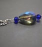 Crystal necklace - Blue - Image 3