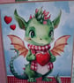 Cute Dragon Valentine Card - Image 3