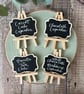 Personalised Mini Chalkboard Food Signs with Easel, Hand Lettered Buffet Labels - Image 7