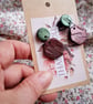 CLEARANCE! polymer clay earrings handmade- reduced-no 28