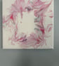 Original abstract acrylic wall art -coral bloom