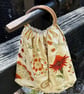 Round-Handled Vintage Flower Bag. - Image 2