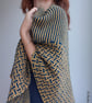 Hand knitted shawl, Asymmetrical shawl, Wedding shawl, Unique gift for women  - Image 2