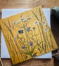 Cow Parsley On Brown card - Image 1
