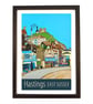 Hastings East Sussex travel poster print by Susie West - Image 1