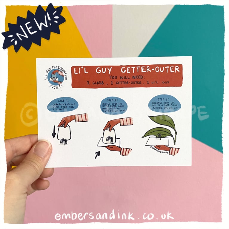 Li'l Guy Getter-Outer Postcard