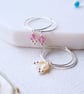 Simple Pearl Hoops in Sterling Silver - Image 2