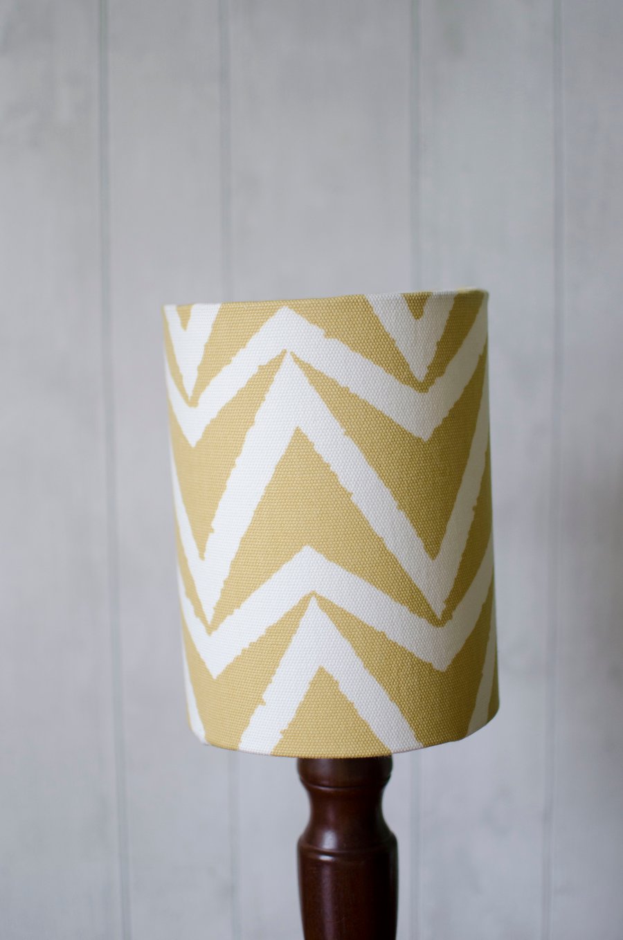 30cm Scion Yellow and White Lamp shade