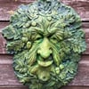 Oak King Green Man Plaque plus Free Pocket Green Man