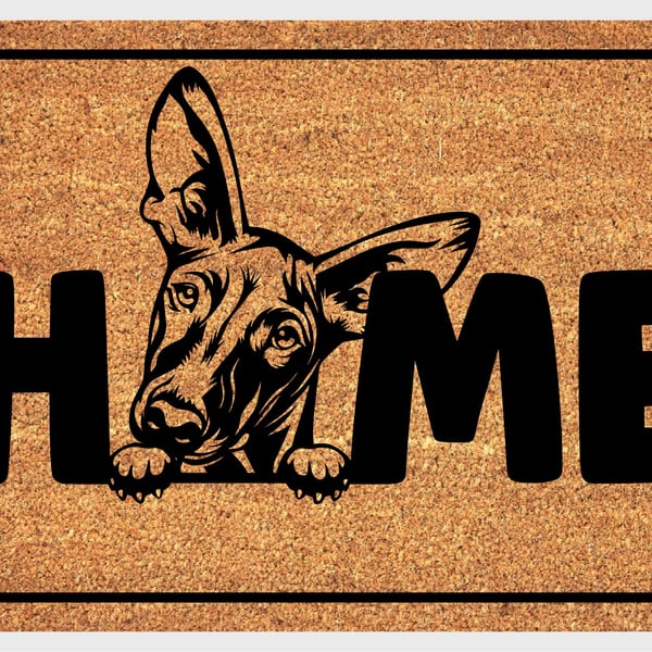 Podenco Door Mat No.1 - Podenco Welcome Mat - 3 Sizes