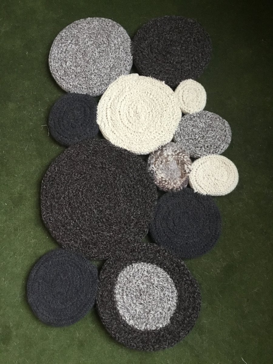 British wool rug - Folksy