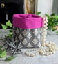 Oilcloth Storage Pots. Gift Hamper Baskets - Image 2