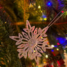 Large Christmas snowflake decoration 