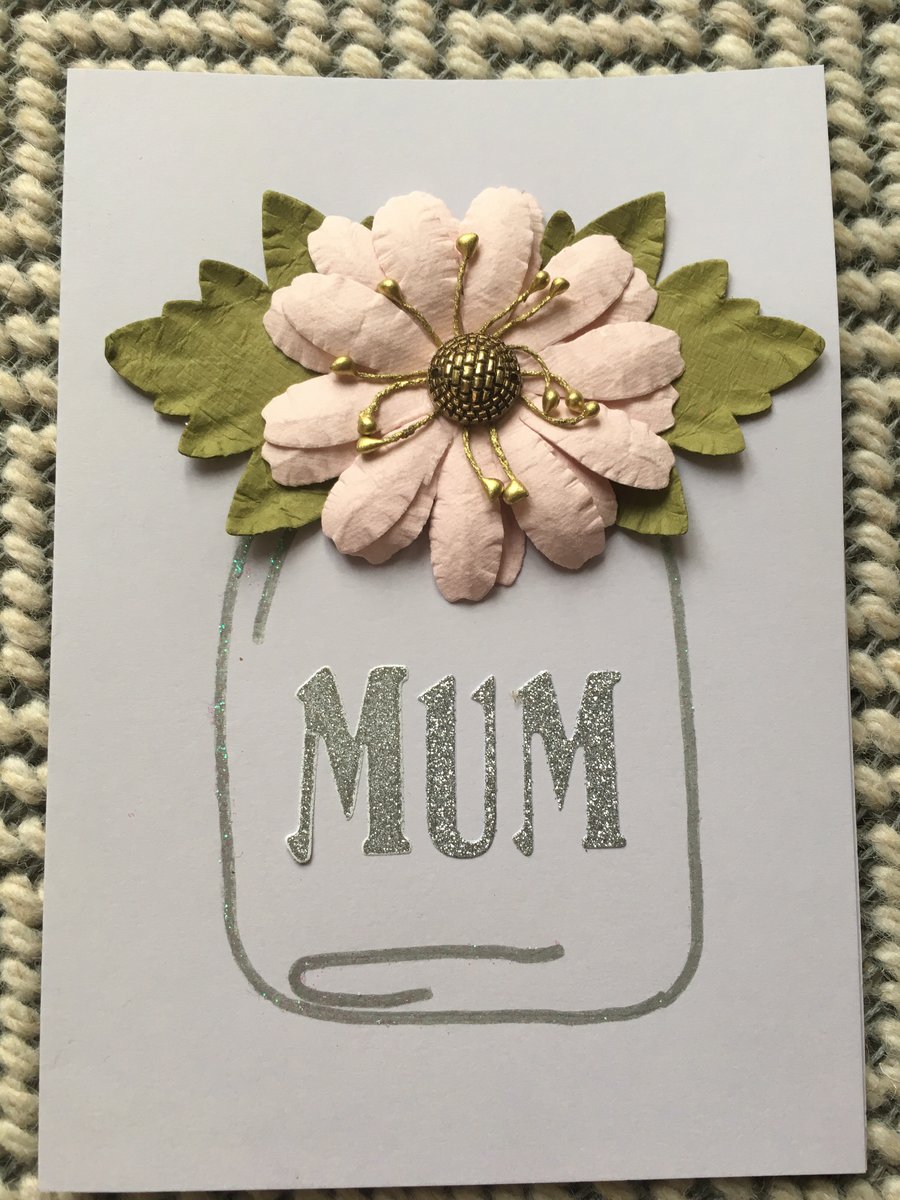 Mother’s Day Card-Flower Bouquet-Floral Mother’s Day Card 