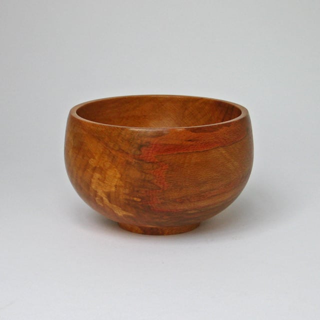 A hand turned snack bowl