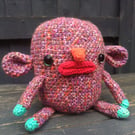 Deidree crocheted companion creature for grown ups