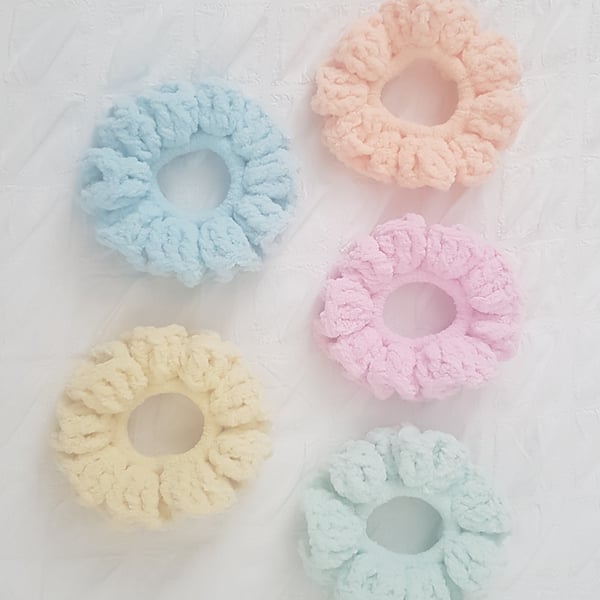 Handmade Crochet Hair Scrunchie