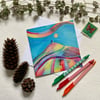 The Tor, blank greetings card 