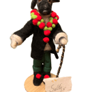 Meet Salty, a sleek little hound with a gentleman’s air