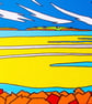 Hilbre Island Wirral colourful painting by Rob Soar - Image 1