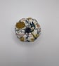 Pair of Vintage Ceramic Pin Cushions - Blue Rim Pots & William Morris - Image 6