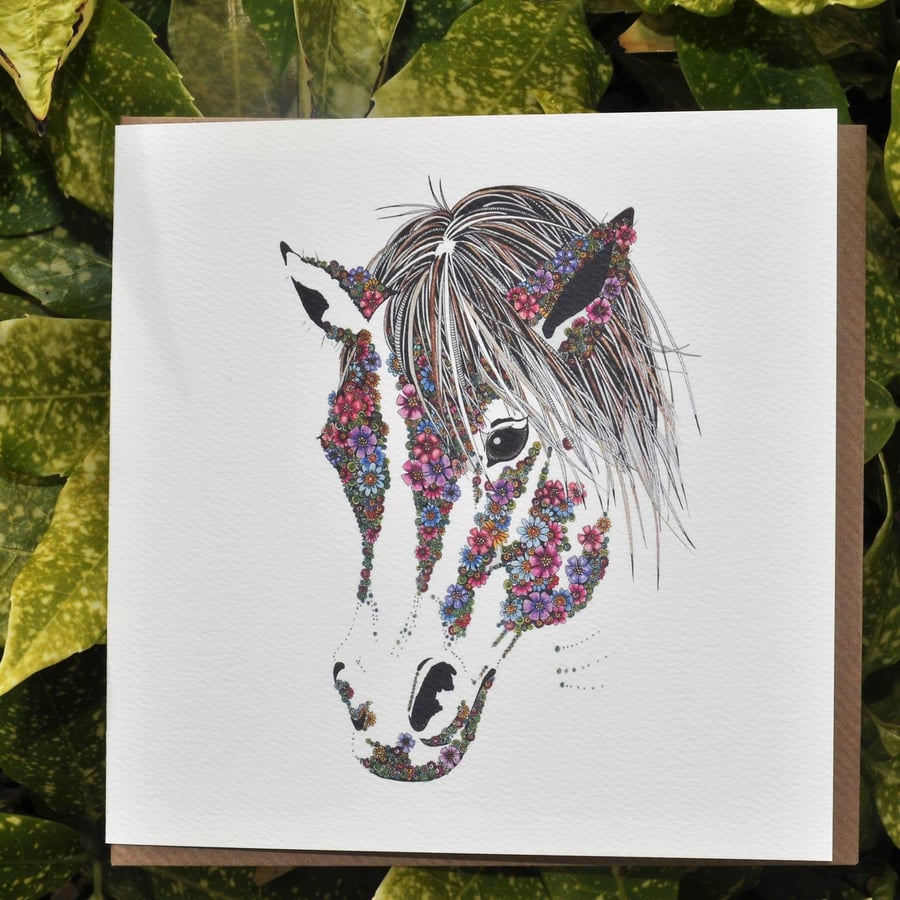 Barley-Sugar the Pony Greeting card