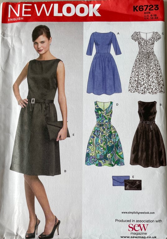 New Look Ladies Dress Pattern K6723 - Uncut