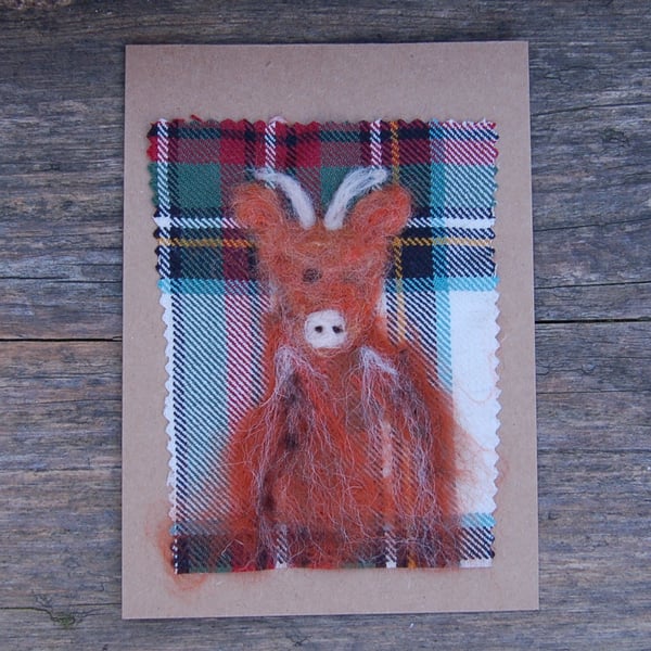 Highland cow greetings card, birthday card, Sympathy card, thank you card