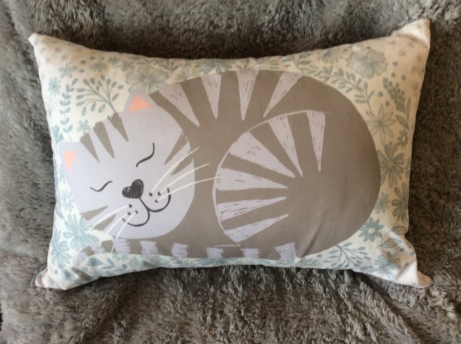 Cushion Rectangular Cat print Double sided print