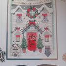 From our House To Yours Modern handmade Christmas Card